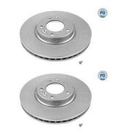 2X Meyle 11-15 521 0038/PD Bremsscheibe Vorne FüR Peugeot Toyota CitroëN