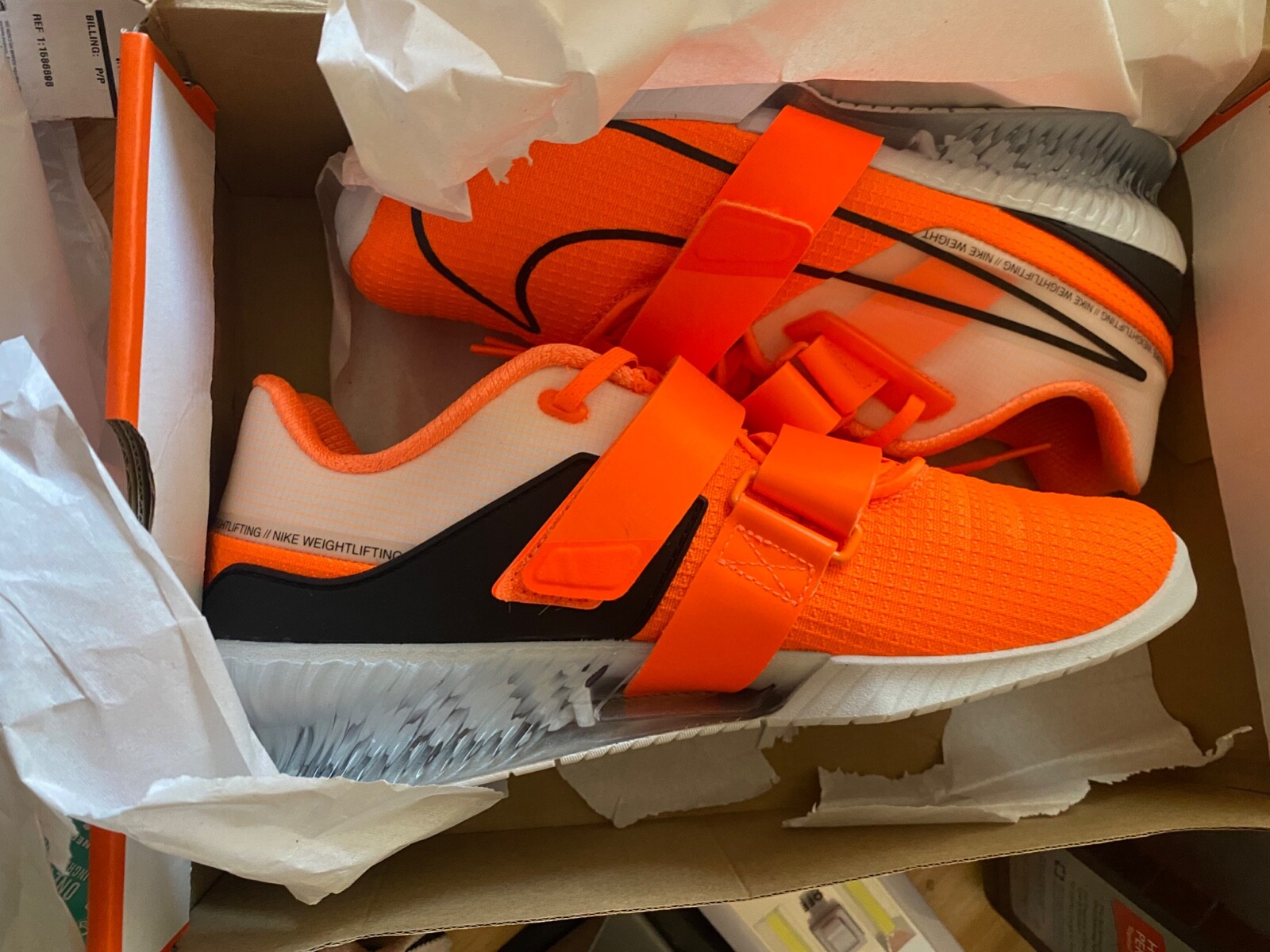orange nike romaleos