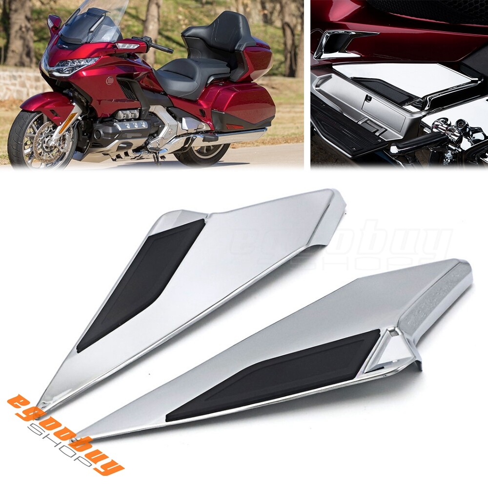 ABS Motorcycle Side Fairing Covers Trims Chrome For Honda Goldwing GL1800  2018+