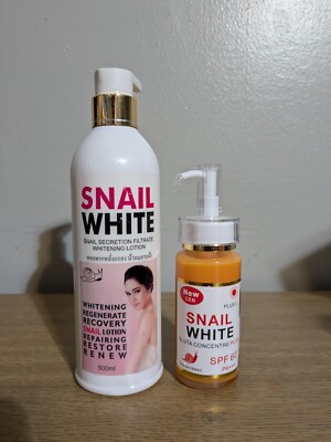 Snail White Snail Secretion Lotion 500ml, Serum Spf 60 PA +++
