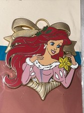 Disney pin Little Mermaid Ariel Cast Employee Center Christmas LE 250 Holiday