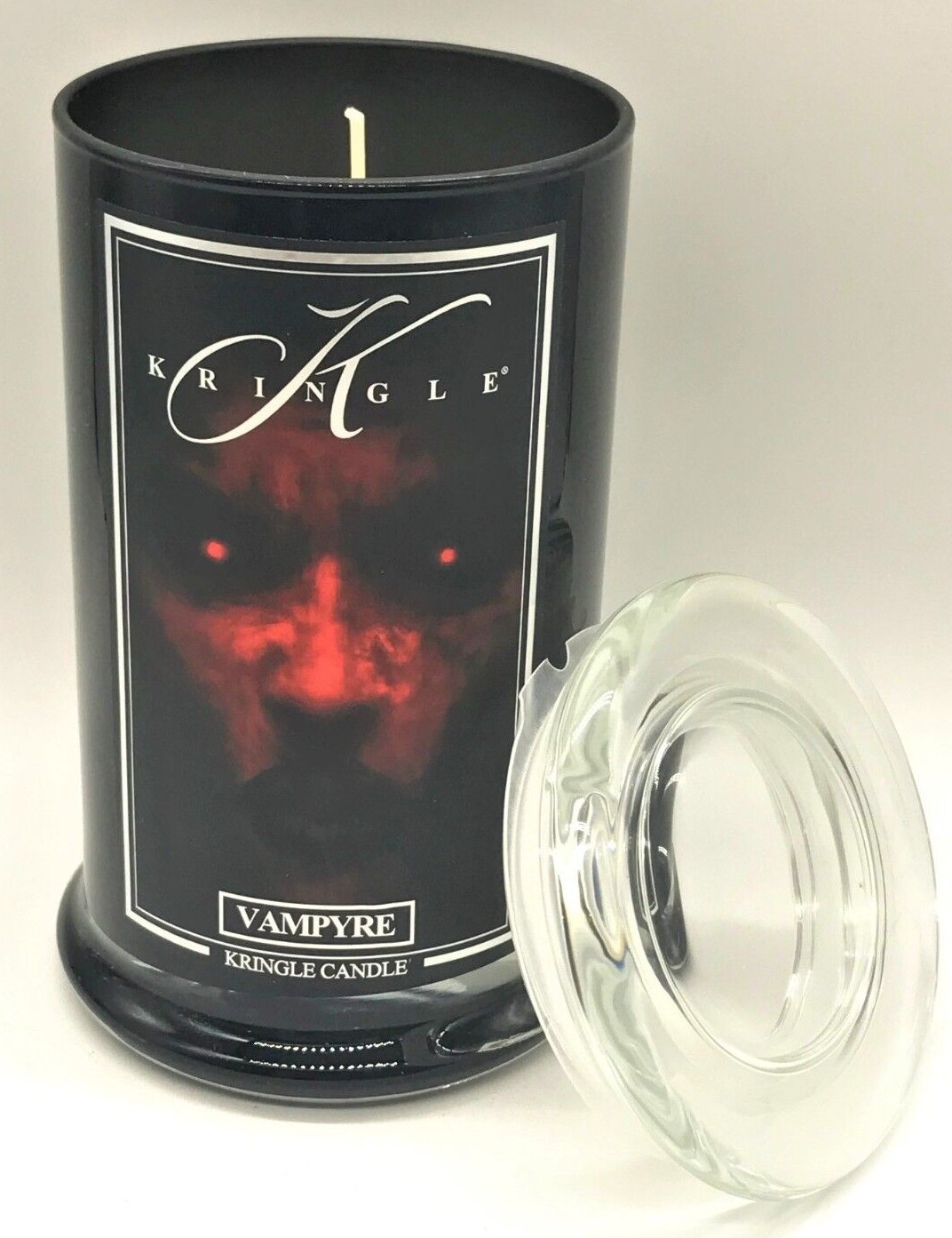 KRINGLE CANDLE Halloween 2022 VAMPYRE VAMPIRE Pomegranate Black