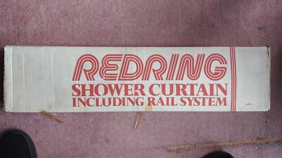 Vintage Redring Duschvorhangsystem - Neu - gerade geöffnet, um Farbe zu überprüfen