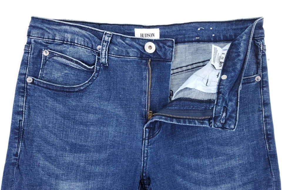 Pantalones de mezclilla Hudson para niños talla 20 30 x 32 Jagger ajustados rectos lavado en el desierto niños grandes Foto 3 de 4