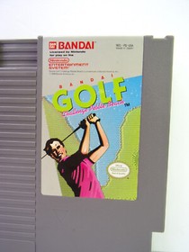 Bandai Golf Challenge Pebble Beach TESTED AUTHENTIC NES Game Cart LOT A