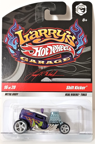 Hot Wheels Larry's Garage Shift Kicker 16 of 20 2008 Real Riders Reifen