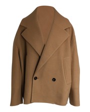 Bottega Veneta Oversized Coat In Camel Cashmere It42