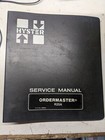 Hyster Service Manual Ordermaster R25A 1982 599906 Fork Lift Truck Repair Shop