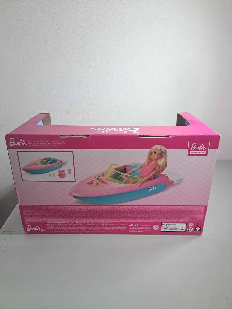 Barbie Boat w Puppy Accessories Set eBay