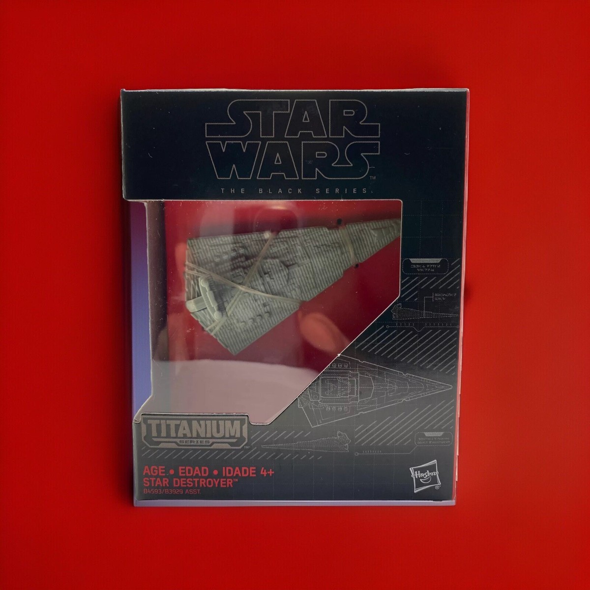 Star Wars Hasbro Black Titanium Series Star Destroyer #24 New In