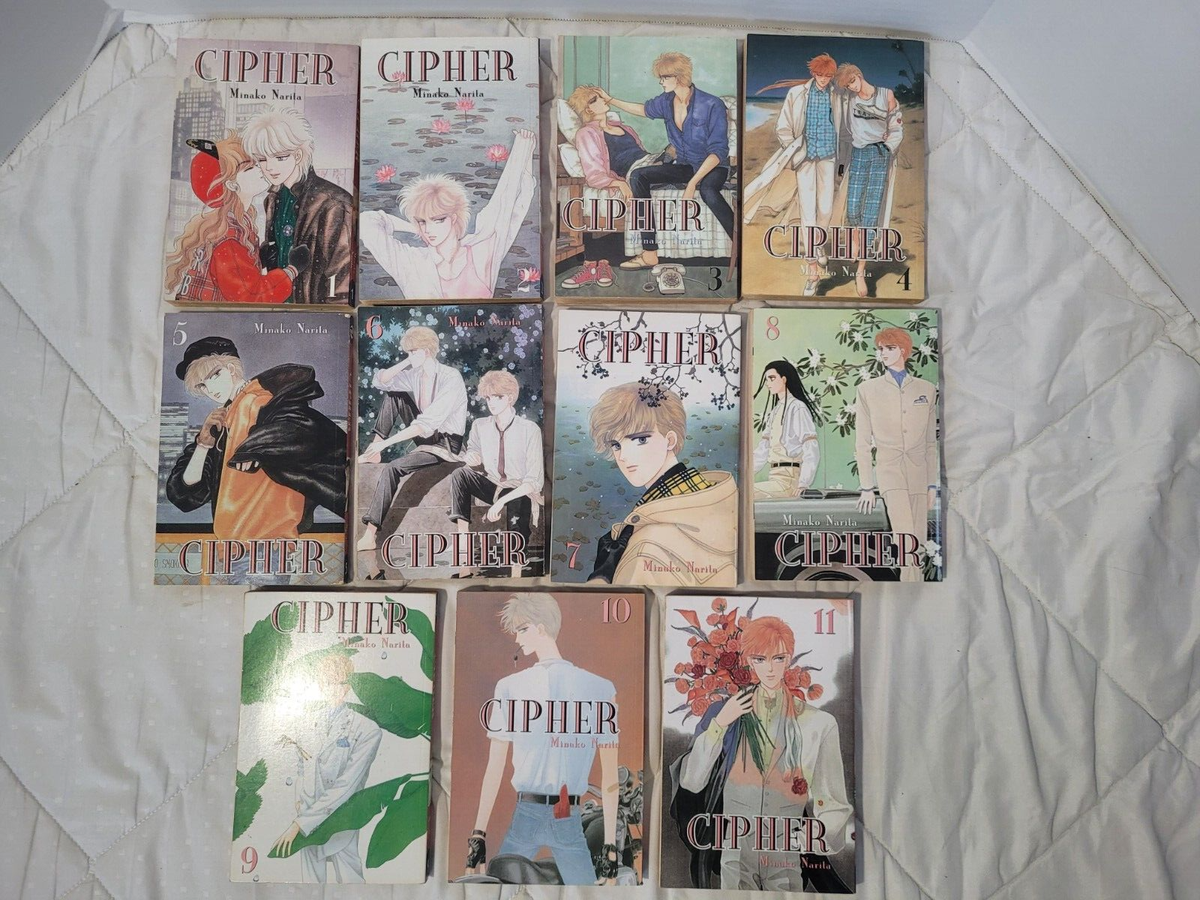 Cipher Manga, Vol. 1-11 Complete Series English, CMX, Minako