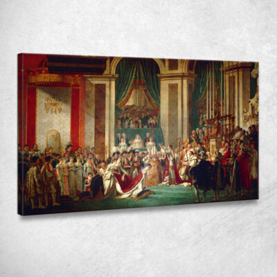 Die Krönung des Kaisers und der Kaiserin Jacques Louis David, jld35 qu