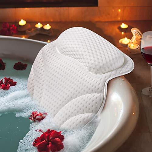 Bath Pillow Bathtub Spa Accessories Bath Pillows For Tub Neck & Back Body Suppor