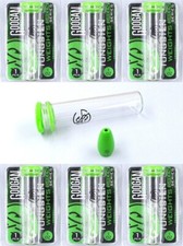  6 Packs Googan Tungsten Flipping Bullet Worm Weights 1 Oz Googan Green New