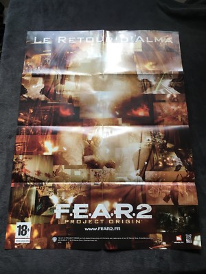 Offizielles Promo Poster F.E.A.R. 2 Project Origin Französische Veröffentlichung