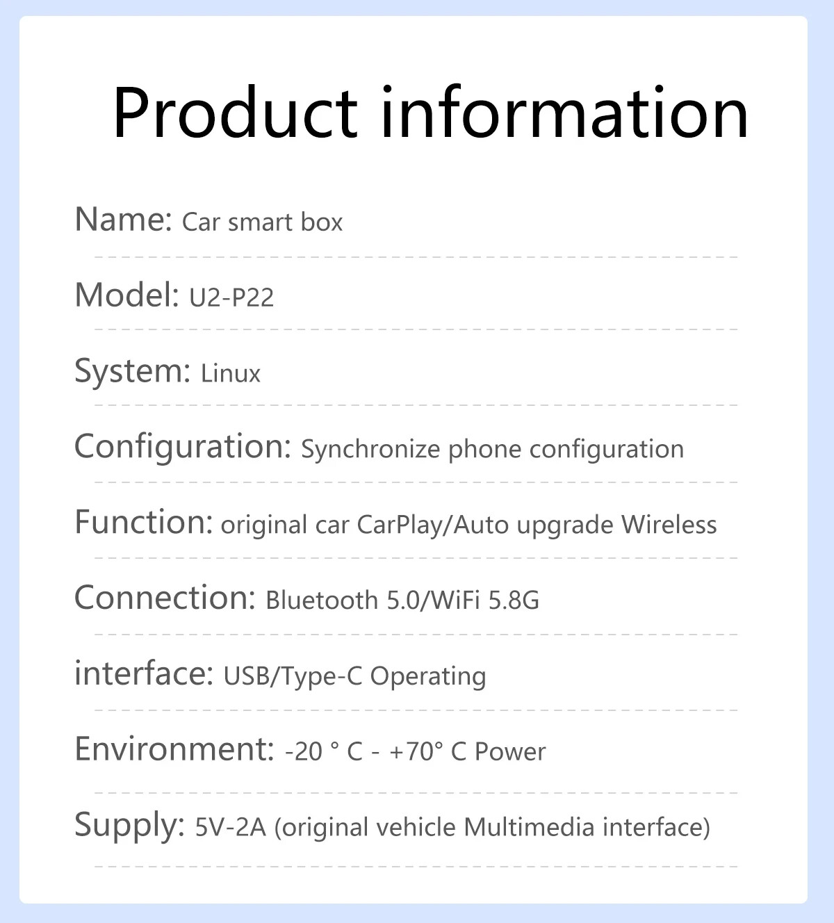Adattatore Wireless CarPlay Android Auto 2in 1 Smart Dongle 2024 5g WIFI - Miniatura 13
