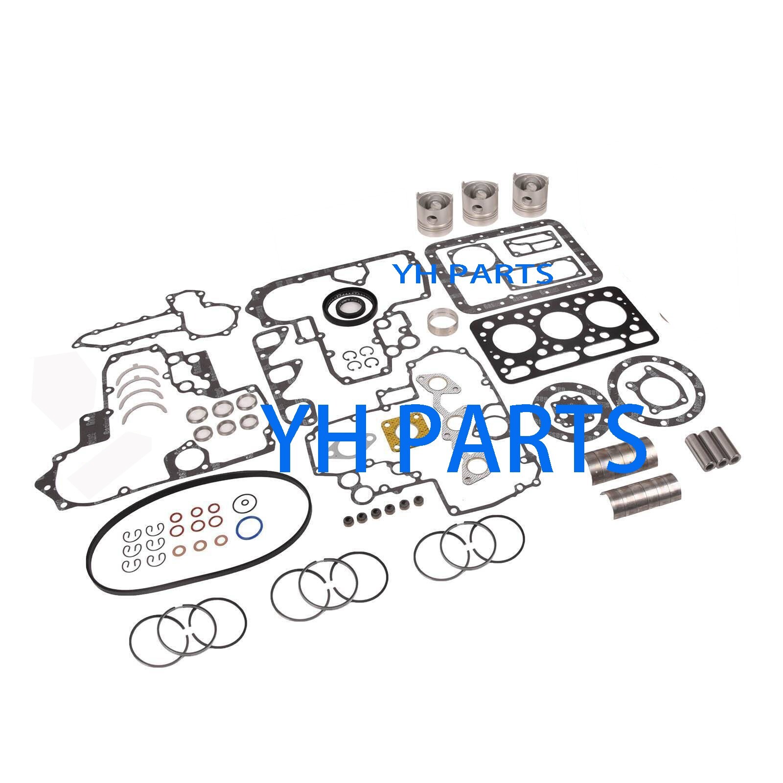 For Kubota Engine Overhaul Rebuild Kit D1101 DH1101 L245 L245DT L245C