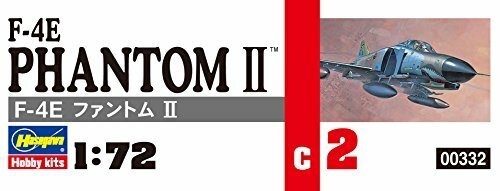 Hasegawa 1/72 US Air Force F-4E Phantom II Plastic Model Kit NEW