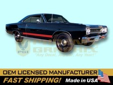 1968 Plymouth Gtx Complete Decals Lower Body Stripes Kit