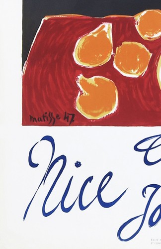 Henri Matisse 1947 Signed Original Lithograph Poster Nice France Travail et Joie - Picture 4 of 8