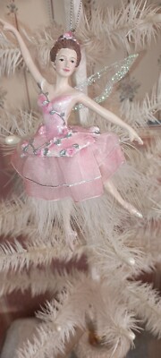 KURT ADLER 6.25'' NUTCRACKER SUITE SUGAR PLUM FAIRY ORNAMENT-NEW-2025