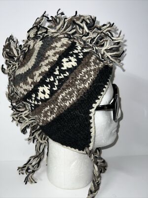 Mohawk Handmade Indian Peruvian Knitting Hat 