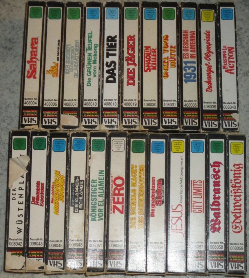Entertainment Pappe  Video Sammlung - 28 x VHS/Komödie/Action/Krieg/Drama/SciFi - Bild 2 von 4