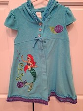 Disney Store NWOT Swimsuit Cover-up Size 5-6 Disney Princess Ariel Rare