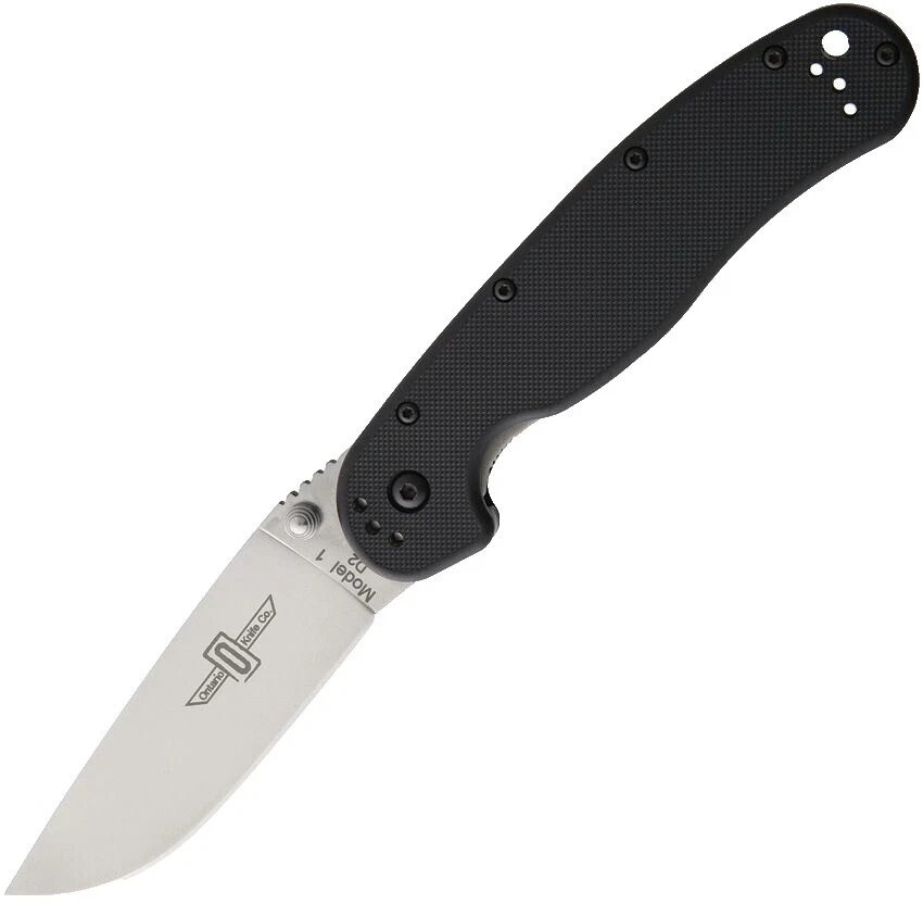 Drop Point Plain Rubber Handle Collectible Folding Knives