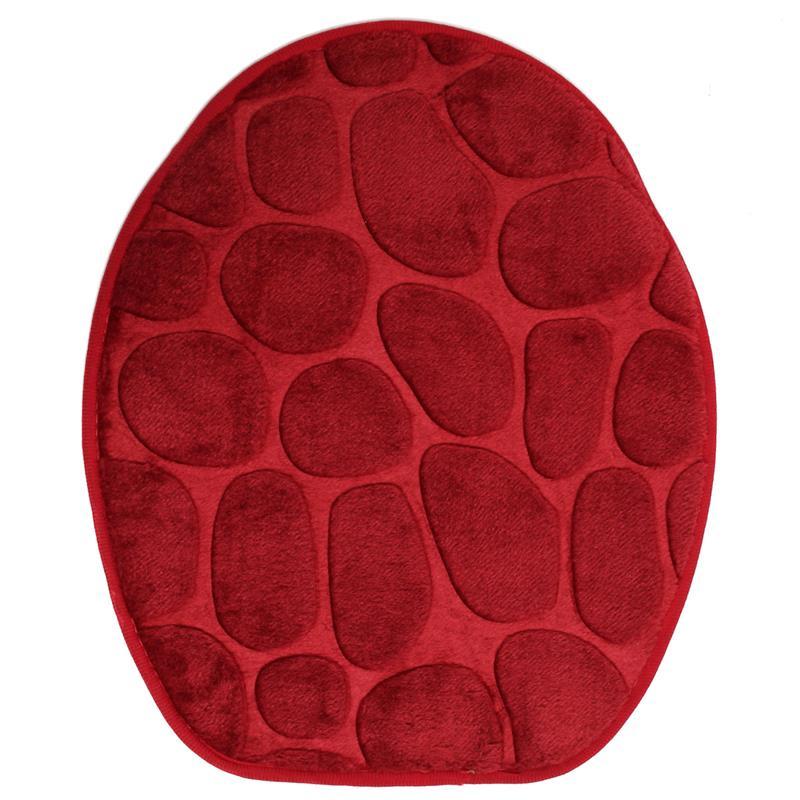 3Pcs/Set Bathroom Rug Bath Mat Non Slip Pedestal Soft Bath Toilet Seat