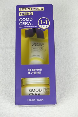 HOLIKA HOLIKA GOOD Cera Super Ceramide Cream Special Set 60ml + 60ml NIB Sealed