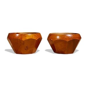 2 1820’s MAUI PANELED BOWLS - BEYOND RARE & FIRST PAIR I HAVE SEEN