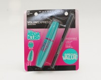 Maybelline Volum Express Mega Plush Mascara 271 Very Black +unstoppable Eyeliner