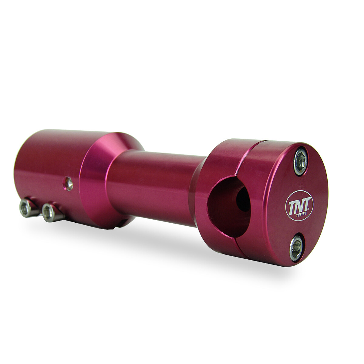 Lenkerklemme TNT Lenkervorbau Aufnahme rot für MBK Booster Naked