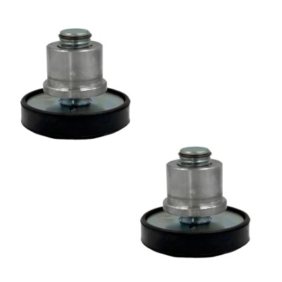 set of 2 Auto Car Lift Telescopic Round Tray Rubber Pads Peg Screw-up Pads 60MM