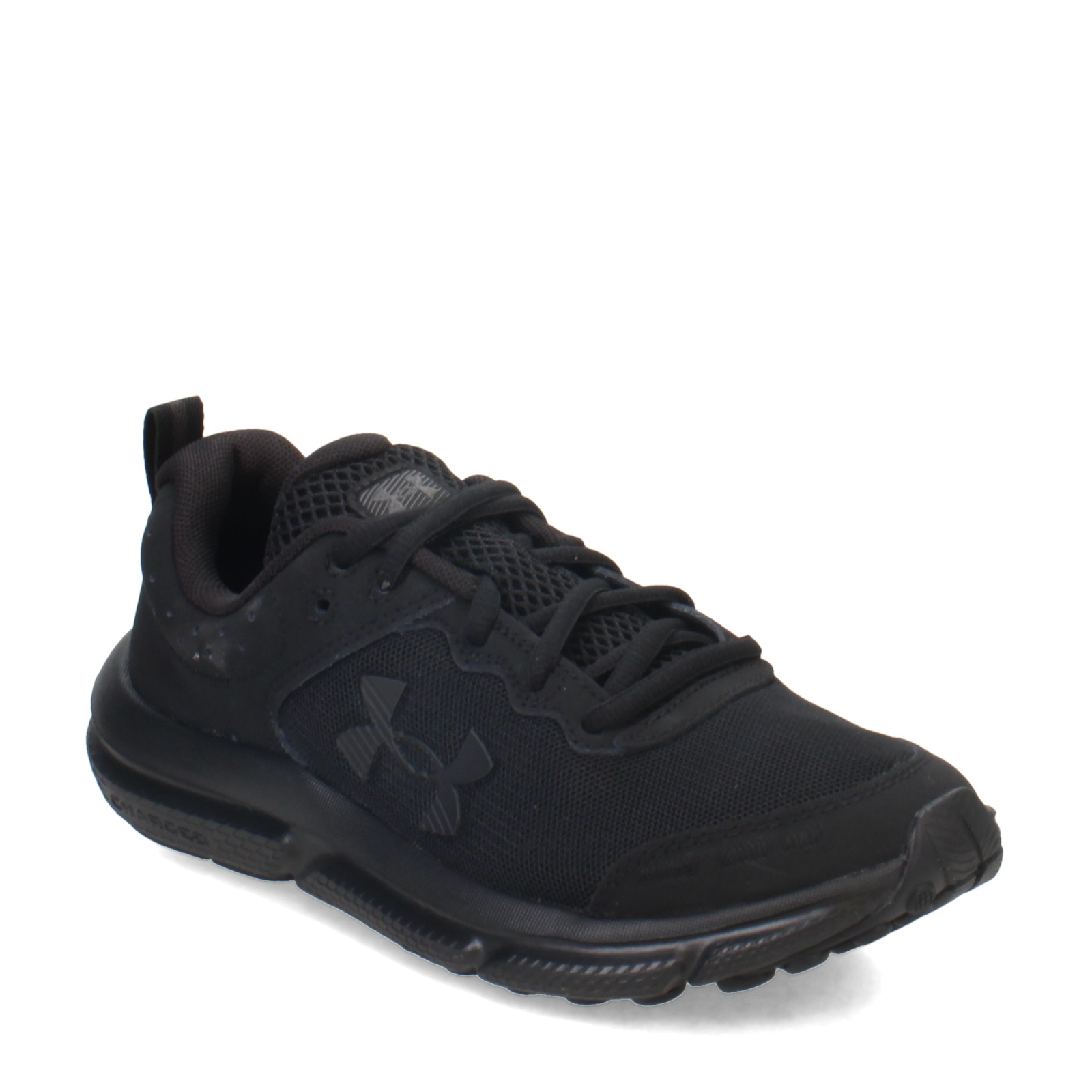Boy's Under Armour, Assert 10 Running Shoe - Big Kid 3026182-002 Black/Black Fab