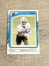 Tahj Washington 2024 Donruss Football Rated Rookie RC #346 Miami Dolphins