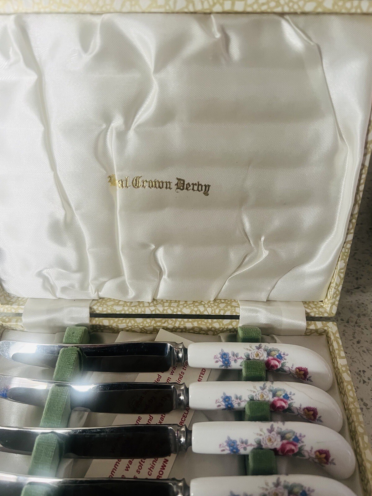 VINTAGE ANTIQUE Boxed Set Cutlery eBay