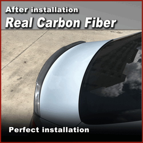 Carbon Heckspoiler Heckflügel Spoiler Lippe Passt Für Mercedes W205 C300 C43 - Bild 5 von 14