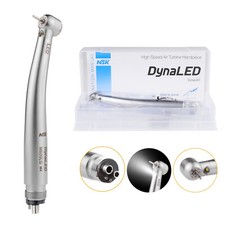 DynaLED Dental LED High Speed Handpiece 8 Spray Ceramic Bearing M4 4 Hole USA