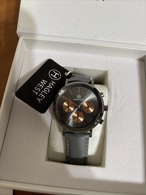 Hagley West Women s Watch Reina Grey Band Love Your Journey New With Box