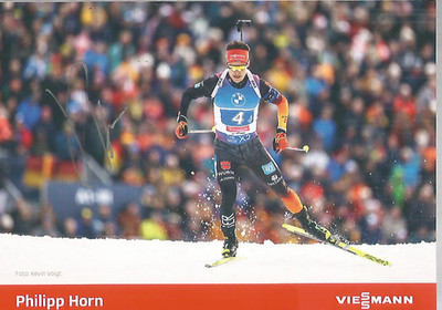 Philipp Horn 2   Biathlet   handsigniert