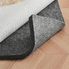 8X10 Non Slip Rug Pad Gripper, 1/4" Thick Cushioned Carpet Pads for Hardwood Flo