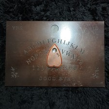 Ouija Victorian Spirit Board Hand Engraved Occult Planchette Candle Included