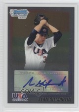 2010 Bowman Wrapper Redemption USA 44/99 Sean Gilmartin #WR40 Auto 1o2