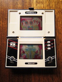 NINTENDO Pinball Game and Watch in Excellent Condition (PB-59) 1983