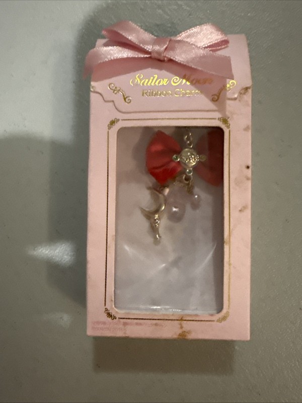 Sailor Moon Ribbon Charm Bandai Sailor Moon Stick Pen Wand Keychain New