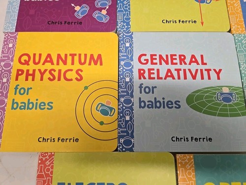 Baby University Board Book Lot Chris Ferrie Science for Babies 4 Books Physics - Bild 3 von 7