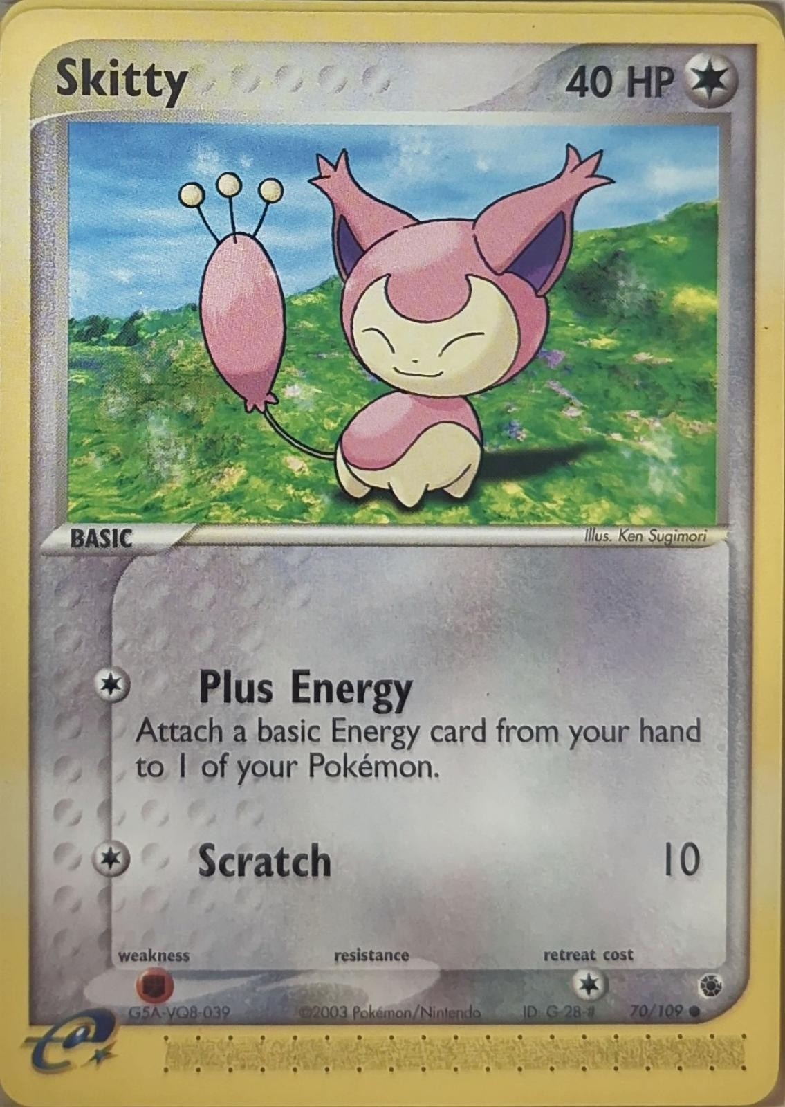 Pokemon Ruby & Sapphire Skitty 70/109 C LP