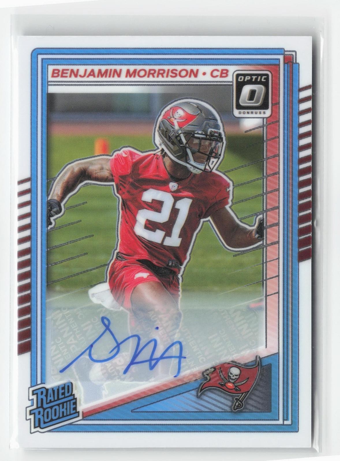 2025 Donruss Optic #236 Benjamin Morrison Rated Rookies Autographs #/350 A1